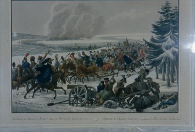 The retreat of the French army from Moscow in 1812 by August Heinrich Mansfeld